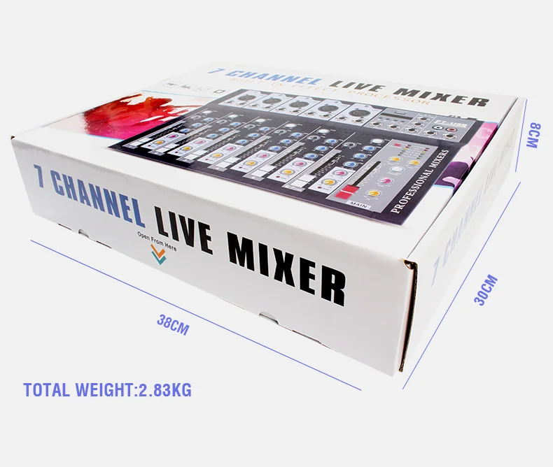 power mixer 6 channel