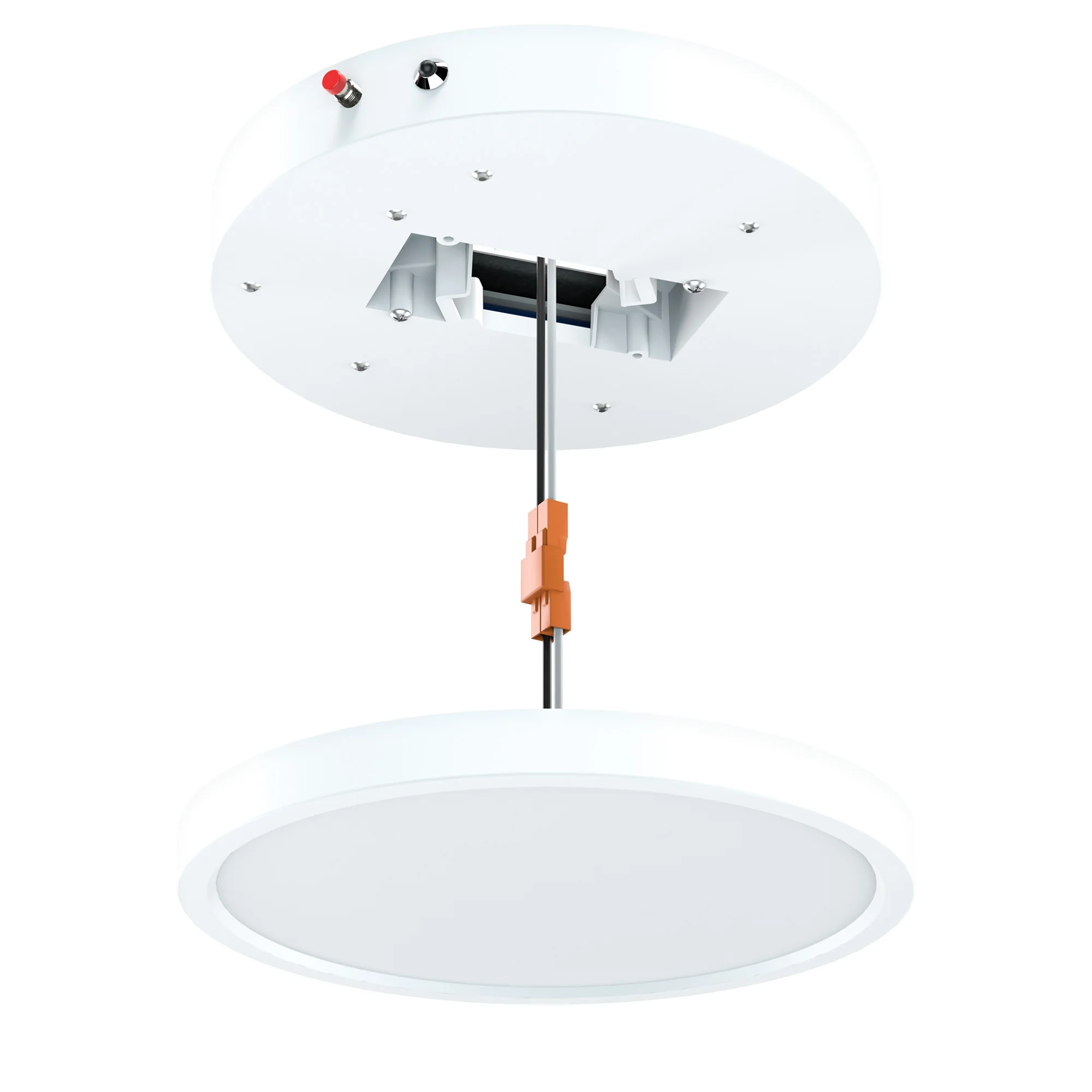 Etl Led Emergency Ceiling Light Fixture With Battery Backup For 7 Inch