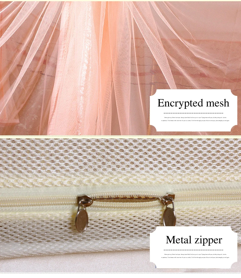 Long lasting durable lace design u shape home indoor family environmental friendly mosquito bed net