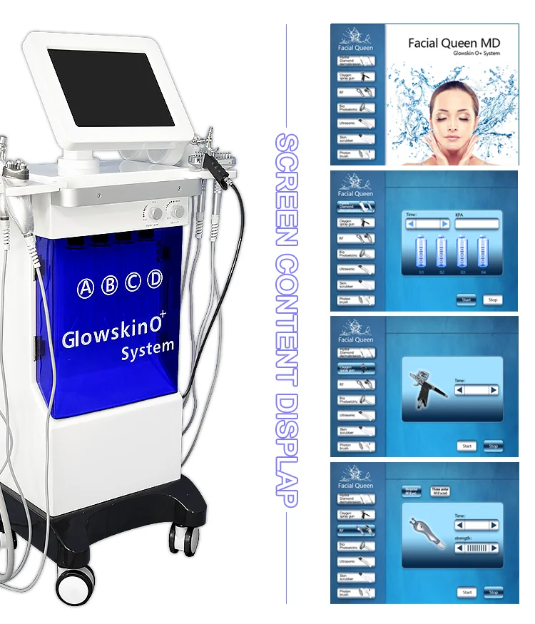 Multifunctional Hidra Oxygen Facial Aquafacial Water Peel Beauty Equipment hydro microdermabrasion machine