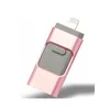 Factory supply 128GB 64GB 3 in 1 i Flash Drive USB pendrive TF Card Reader