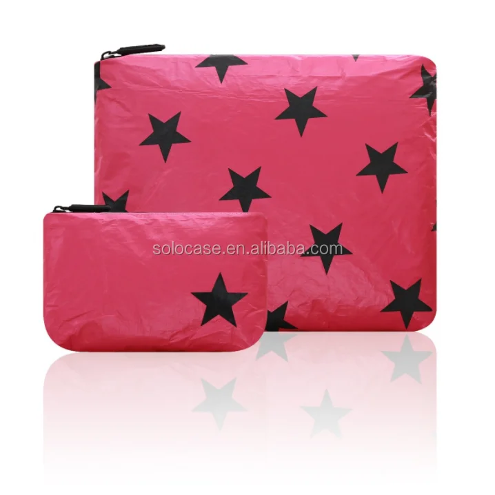 Vegan Tyvek Paper Makeup Bag