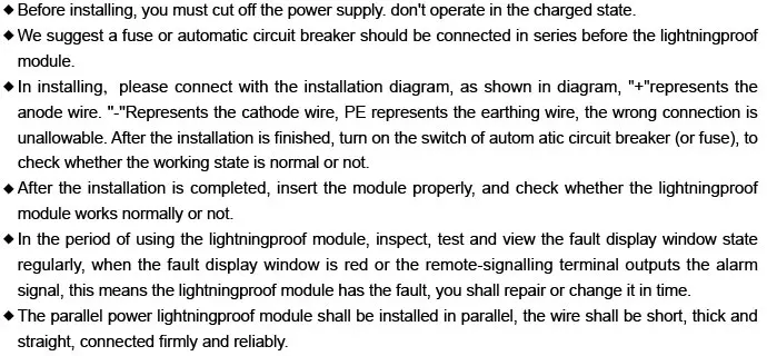 DC Surge Arrester 1P 2P 3P 4P 500VDC 800VDC 1000VDC 1500VDC 40KA PV Solar DC Surge Protection Device SPD for Photovoltaic PV