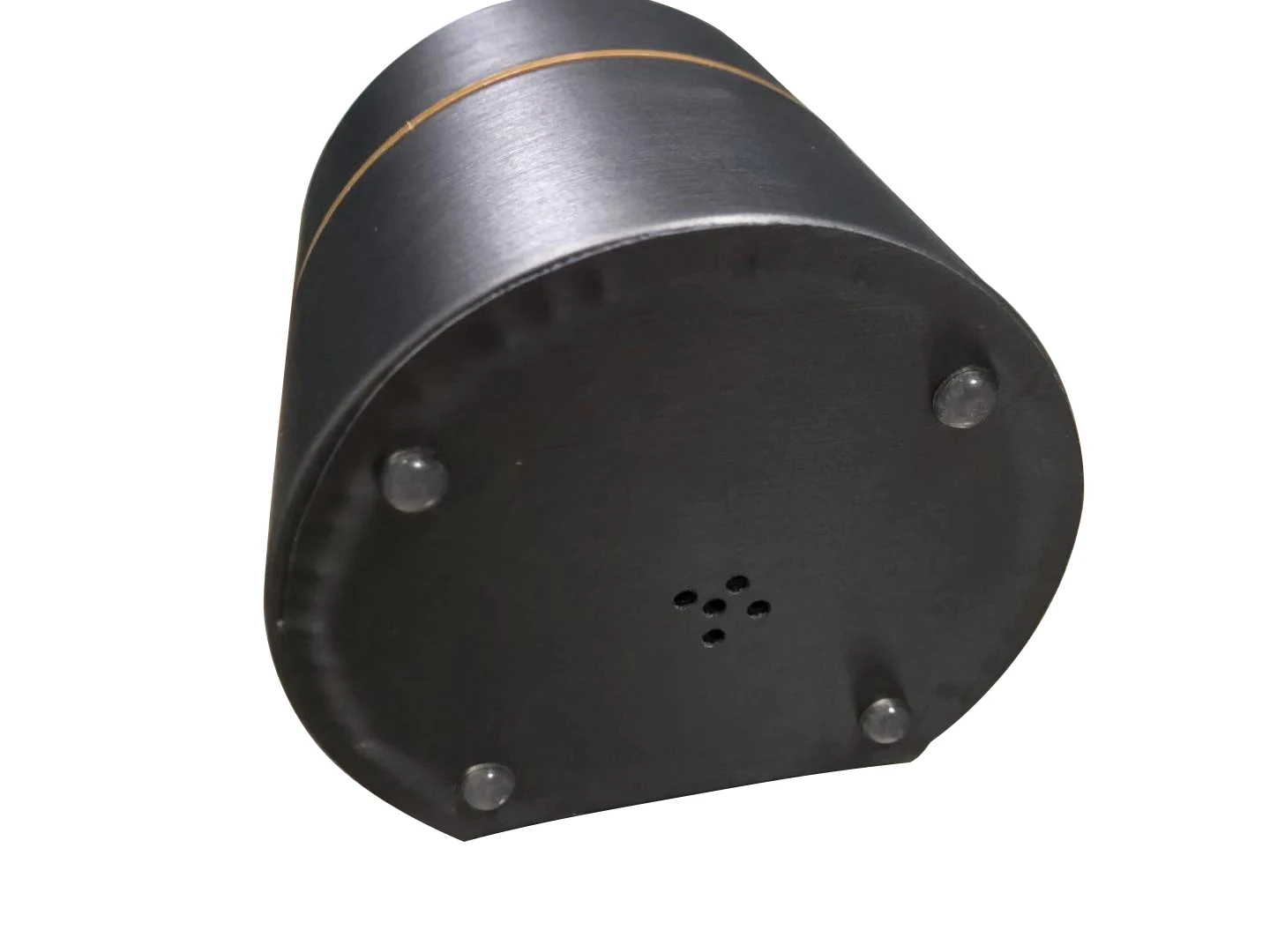 Luxury Rotating wrapping leather cylinder for ring displaying