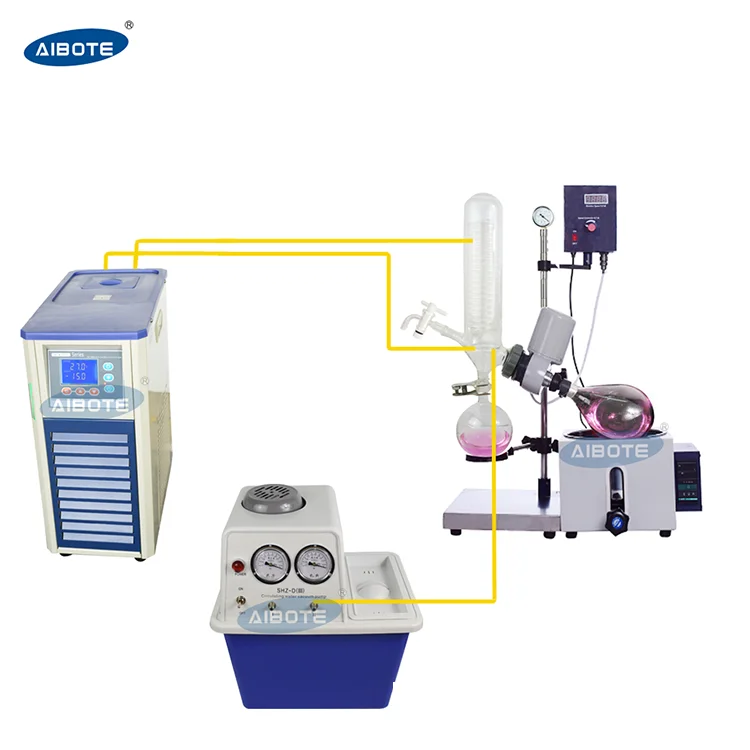 Fractional Distillation Column Vacuum Rotary Evaporator With Soxhlet