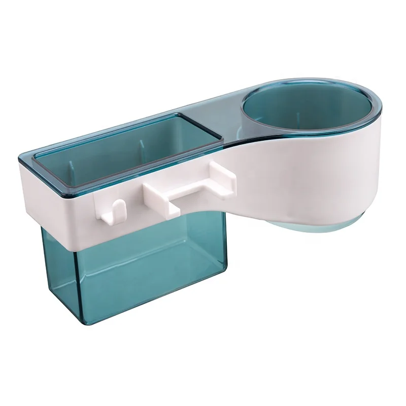 Bathroom Adhesive Plastic Hair Dryer Holder Hair Curler Brush Cleanser