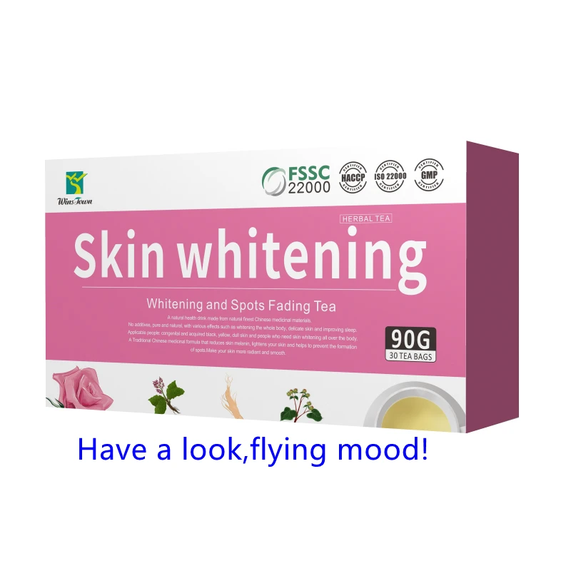 Custom Skin Whiten Smooth Tea Glow Lightening Spots Fading Care Detox