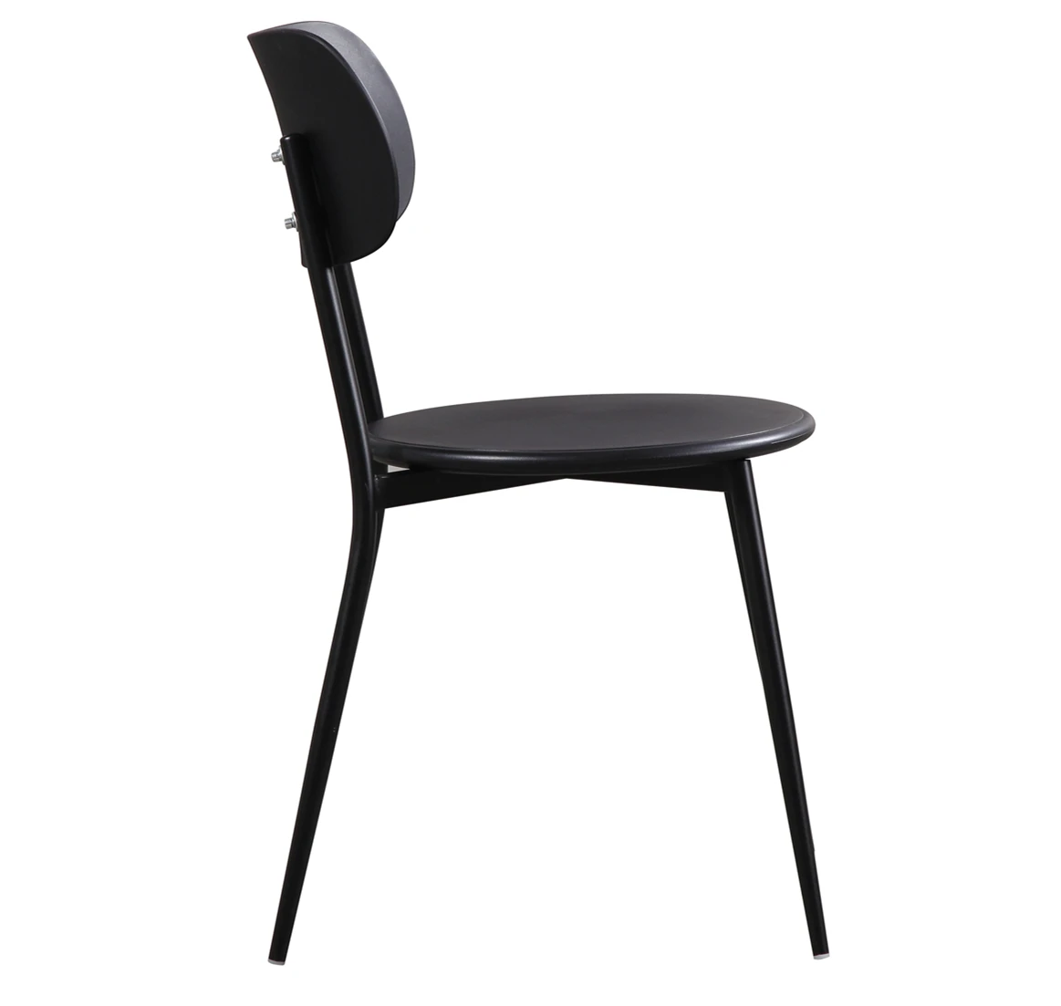Wholesale price High Quality Dining room furniture New Design dinner colorful plastic Dining Chair metal leg