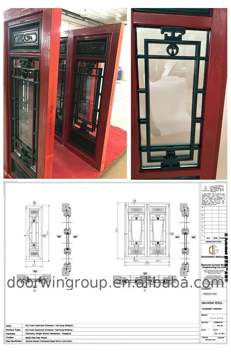 Cheap Factory Price 100% good comments customized and safe wood awning windows