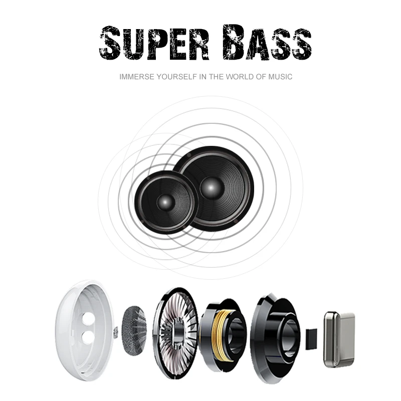 i9000 TWS In Ear Detection Pop-up Wireless Earphone 8D Super Bass Bluetooth 5.0 Earphones i9000 Aire 2 Earbuds PK i200 i500 TWS - ANKUX.COM