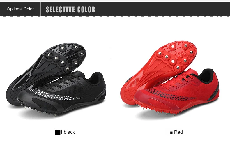 Unisex Track Field Spikes Spring Summer Sprints Middle Long Distance Running Sports Training Shoes Competitions Mesh Upper