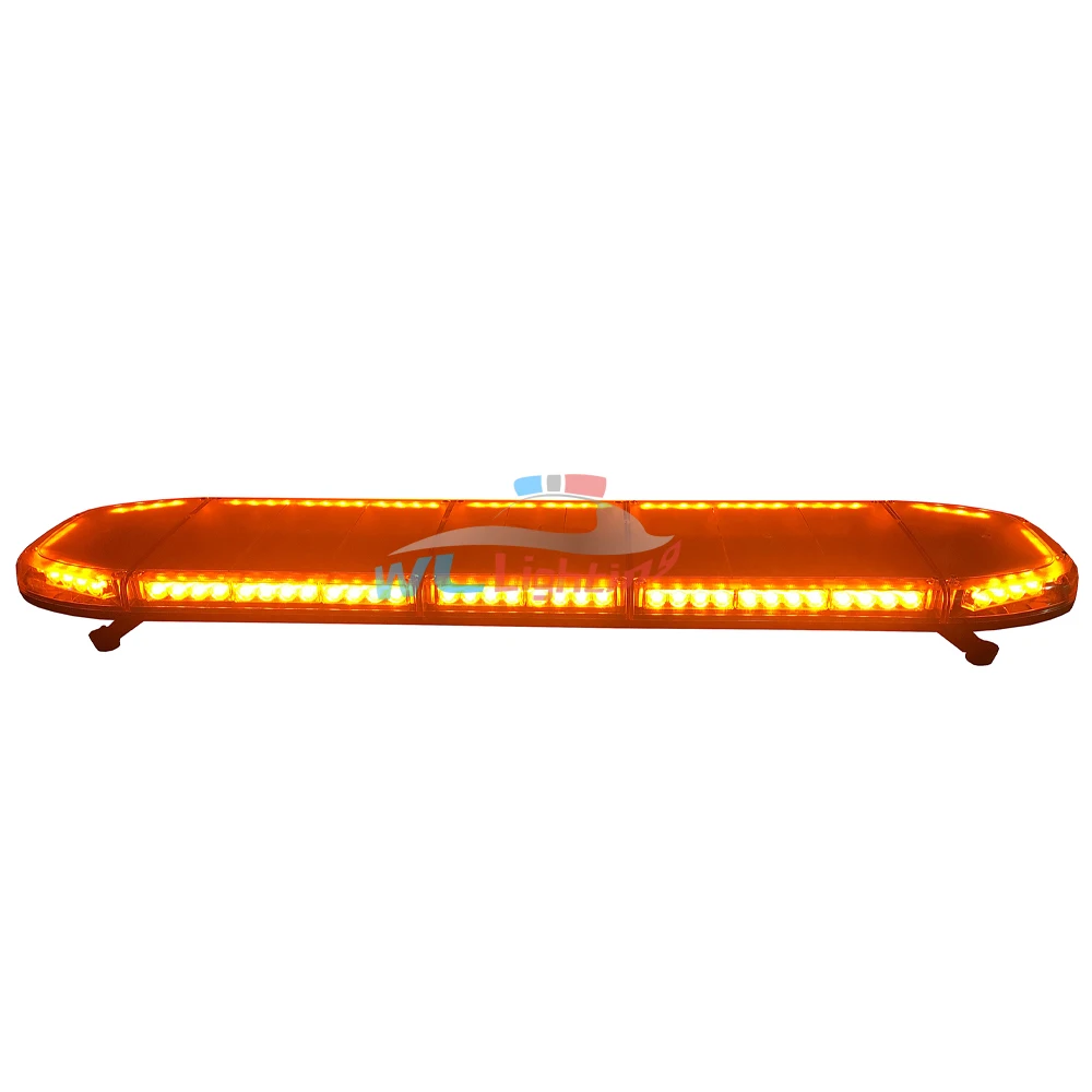 ECE R10 R65 1200mm Amber LED Emergency Lightbar 12V 24V Police Strobe warning Light bar