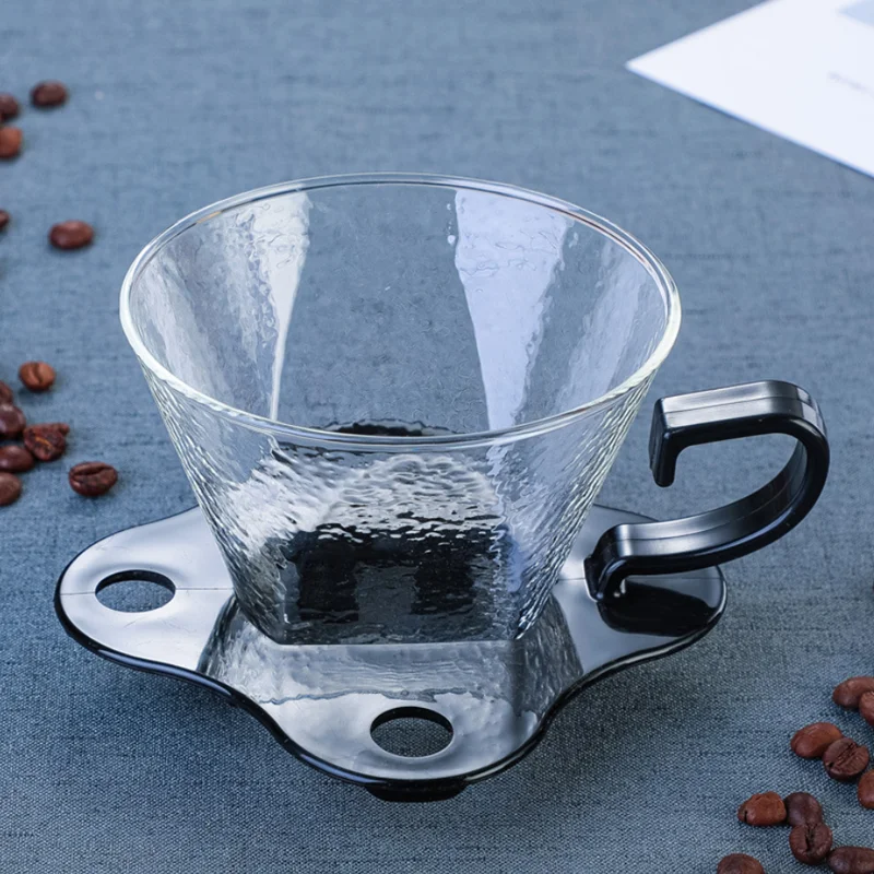 V60 Glass Pour Over Coffee Funnel Dripper Clever Coffee Brewer Filter With Removable Base Buy