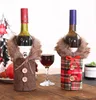 Hot Sell Christmas New Style Christmas Decoration Table Articles Wine Bottle Cover for Red Wine Bottle