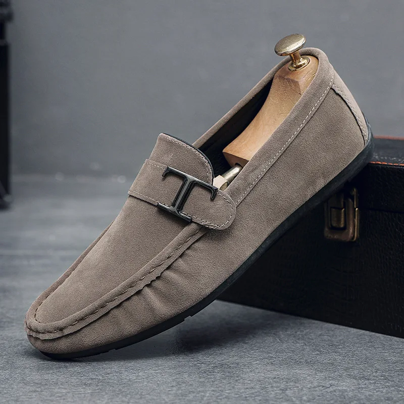 slip on mens casual dress shoes Ralph Men?? Black Synthetic Comfortable Slip-On Casual Dress Shoes   LIBERTYZENO