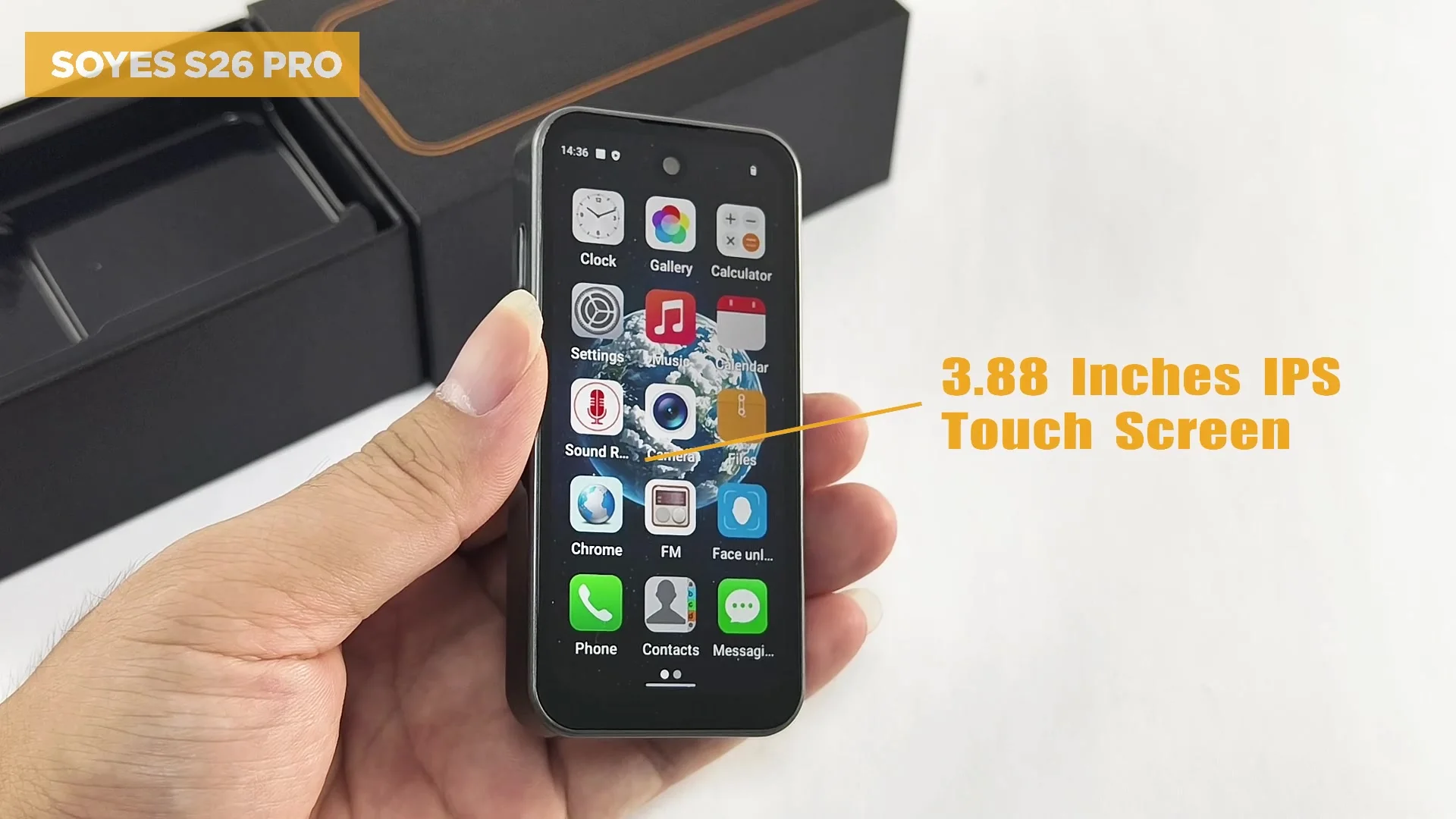 Super Mini Soyes S26 Pro Smartphone - 3.8