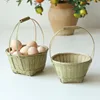 China Supplier Wholesale 2019 New Handmade Gift Bamboo Egg Storage Basket