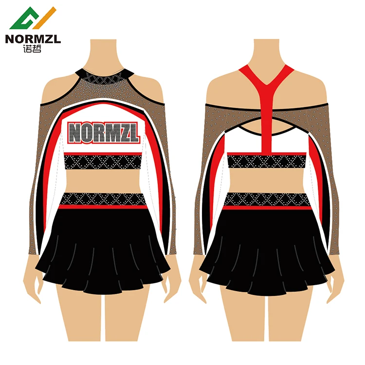 Wholesale Custom Rhinestone Sublimation Cheer Uniform Cheerleading ...