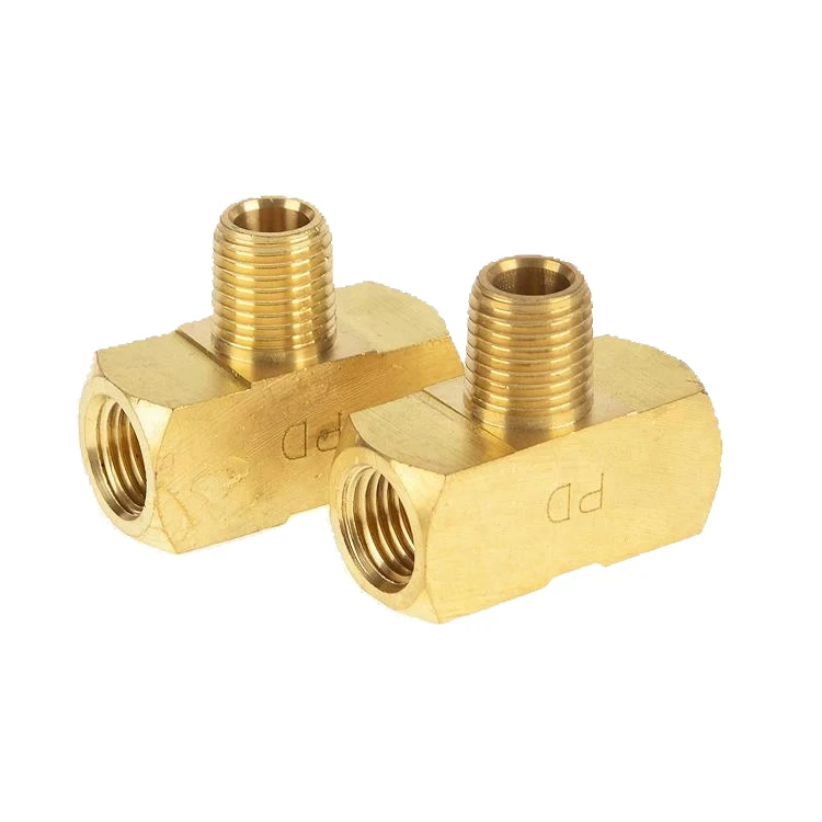 Ca360 Brass S.a.e D.o.t 1/8,1/4,3/8,1/2 Brass Tee Male