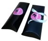 Company logo printed hair wig weave custom packaging long thin hair extension pillow box