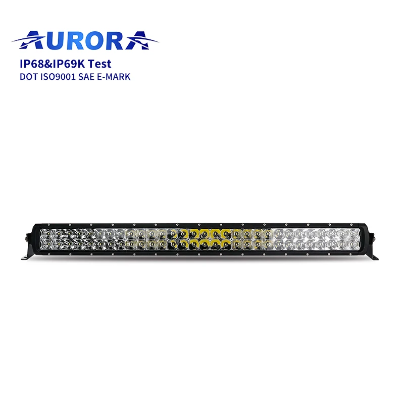 Aurora new  ATV UTV  light 30 inch dual row bar led tail lights 24v truck