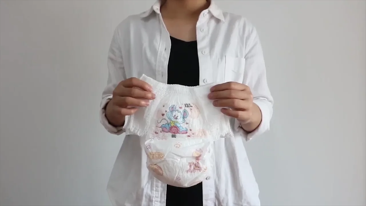 Easy To Put On A Grade Children Kids Pant Nappy Diaper,Soft Breathable