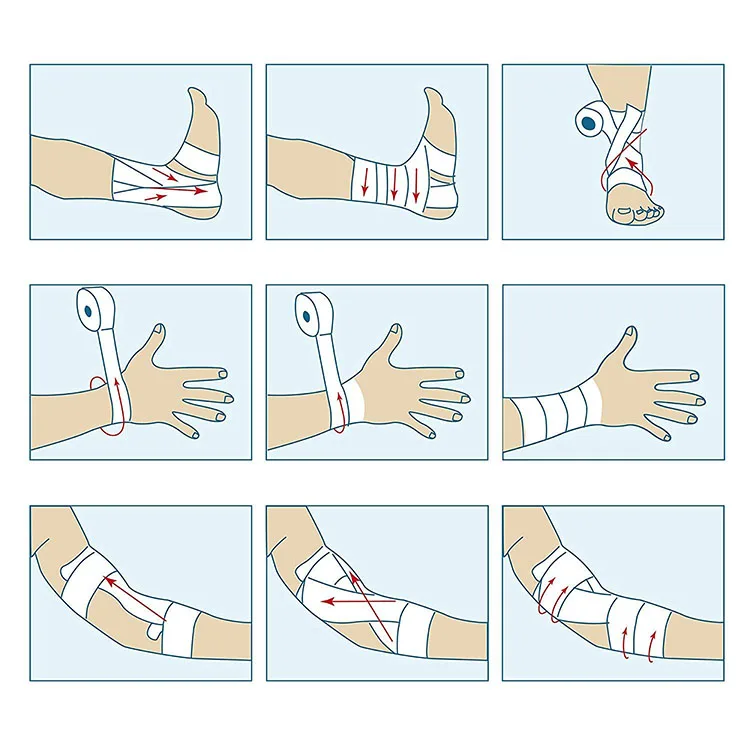  Cohesive Elastic Bandage Horse Vet Wrap Kinesiology Sports Tape