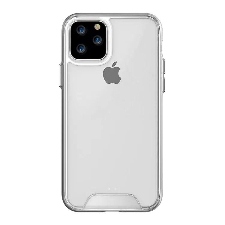 For iPhone 11 Pro Max Case Crystal Shockproof Phone Cover Case Blank TPU + PC Clear Phone Case