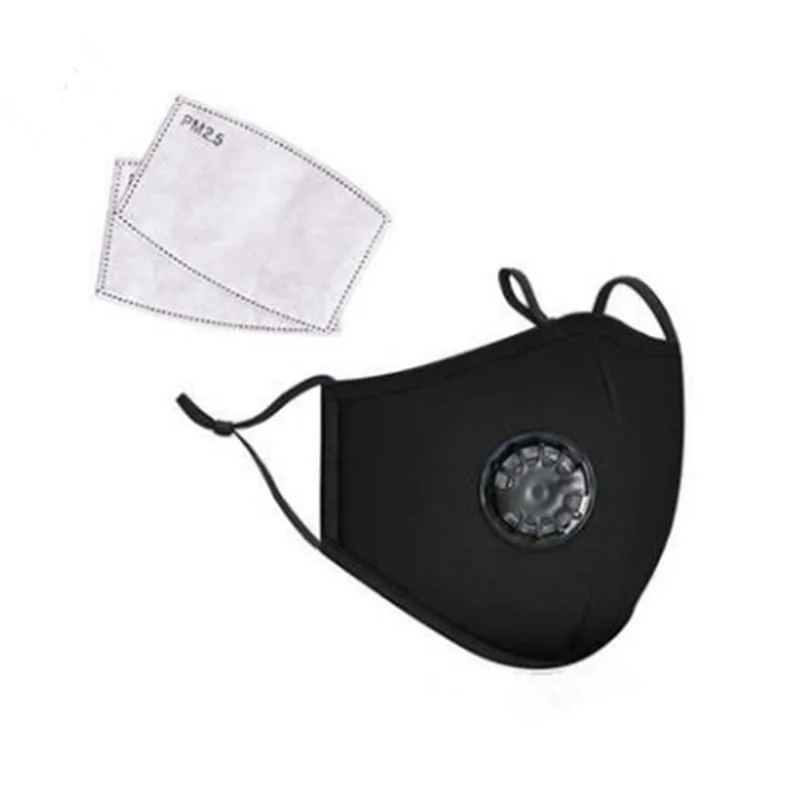 
Spot washable cotton Face Shield dust-proof protective Face Shield with valve 