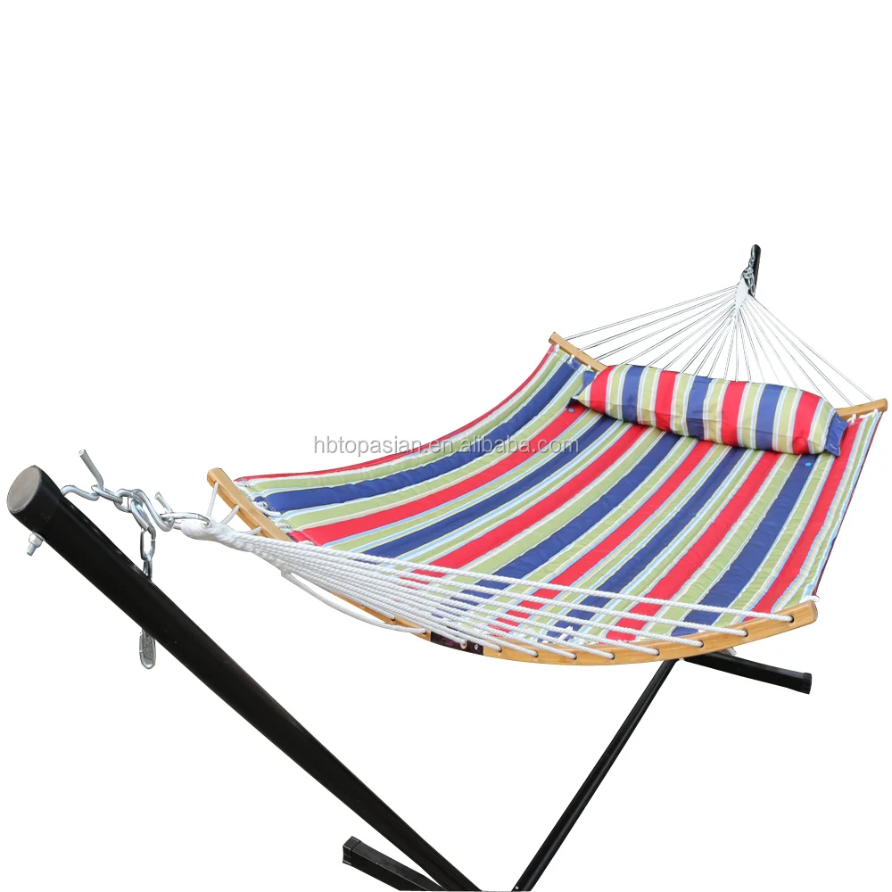 Curved Folding Bar Portable Hammock With Pillow And Carry Bag Hammock