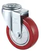 5 Inch PVC Material Single Ball Bearing Caster and Wheels .