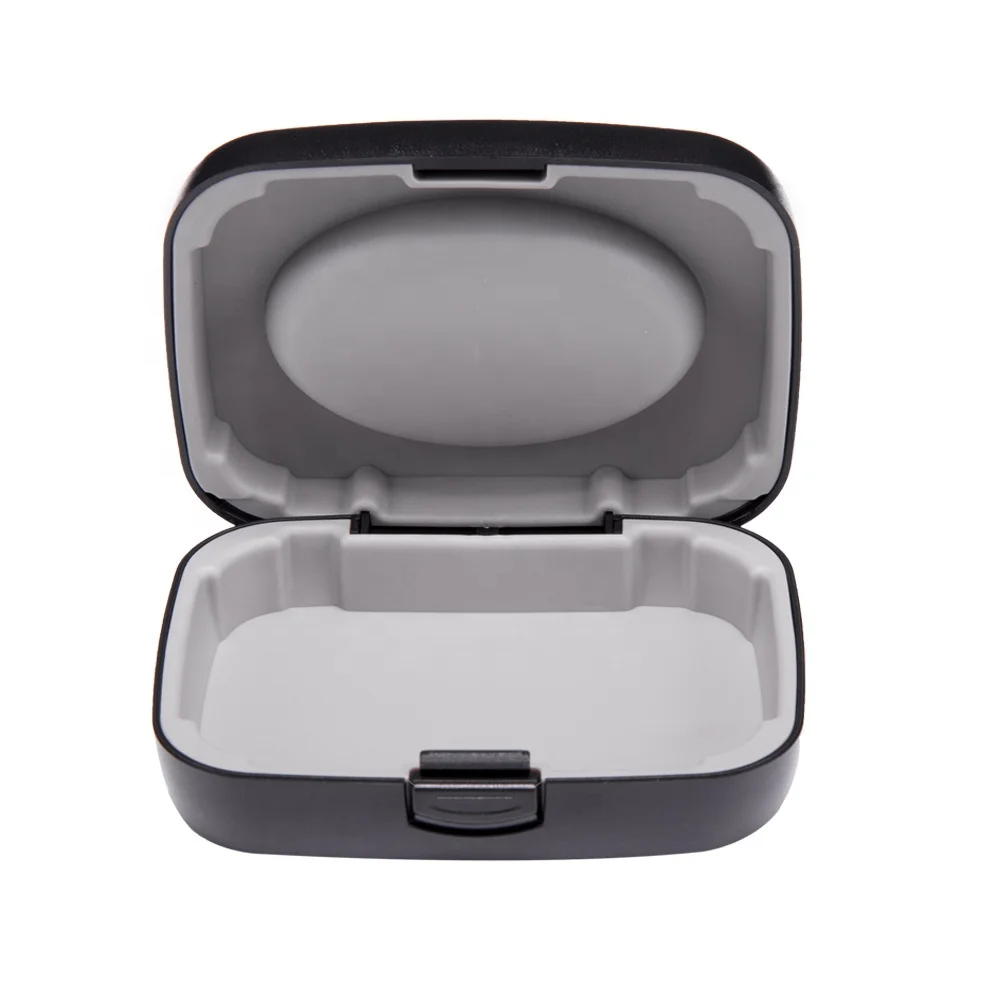 Hard Hearing Aid Storage Box Case Portable Protective Abs Packaging