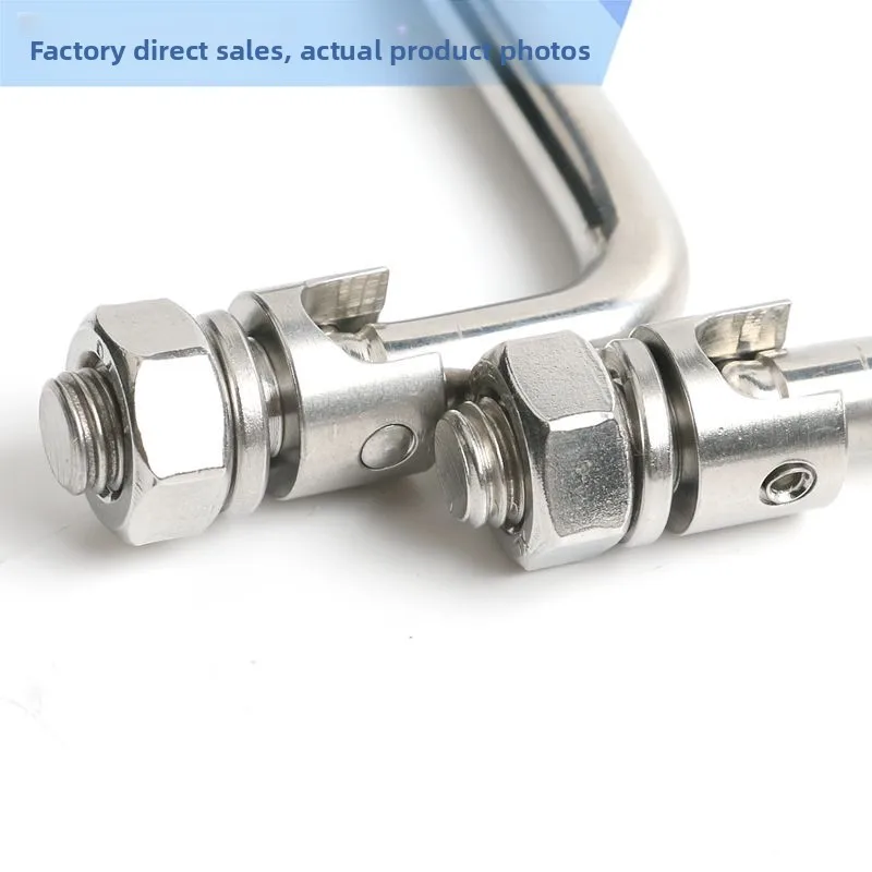 LS506 Stainless Steel Tool Box with Rotatable Movable Industrial Handle Foldable Design for Industrial Use Packed Carton details