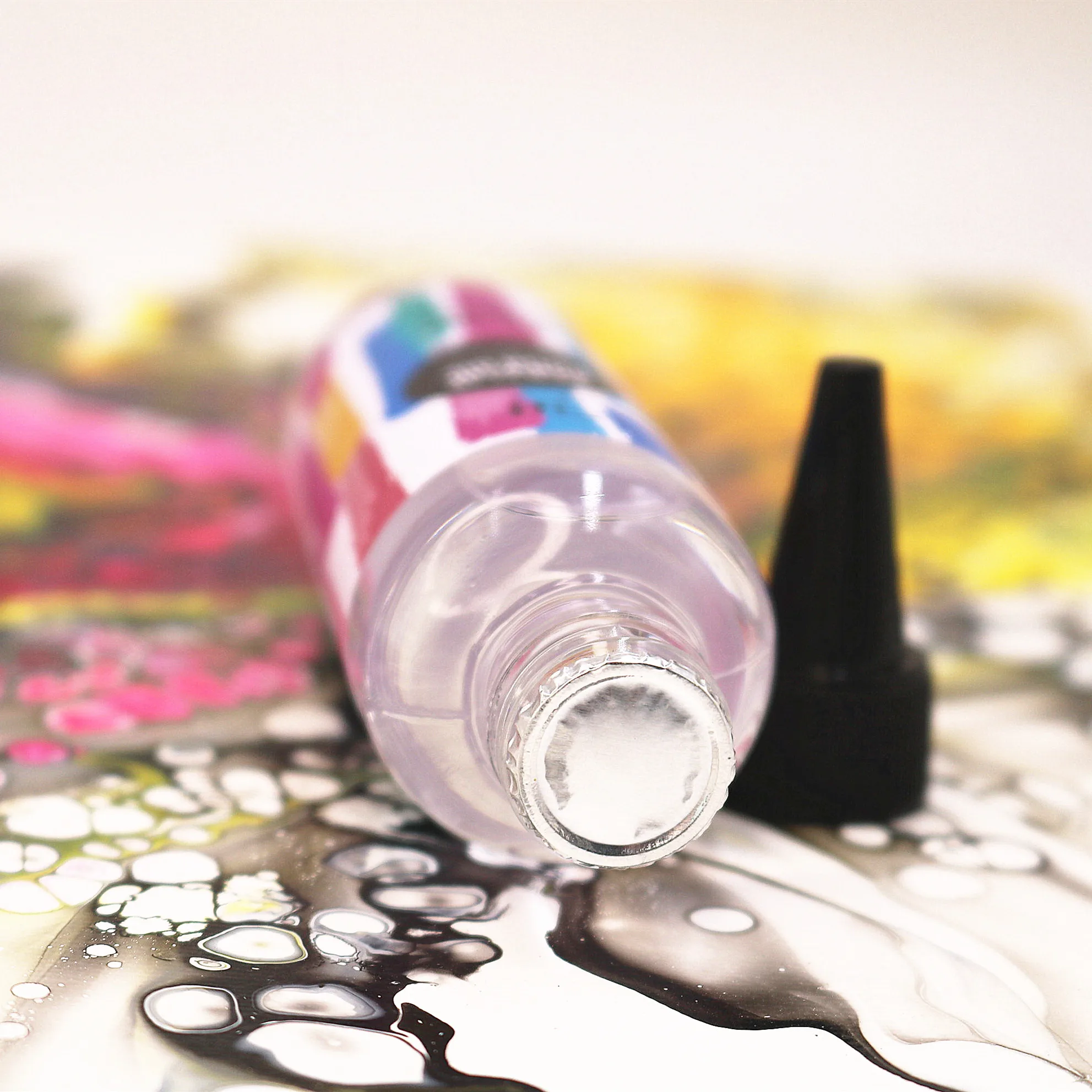 Acrylic Silicone Oil for Pouring for Artists Non-Toxic 100% Pure Liquid Oils Compatible with All Acrylic Paints