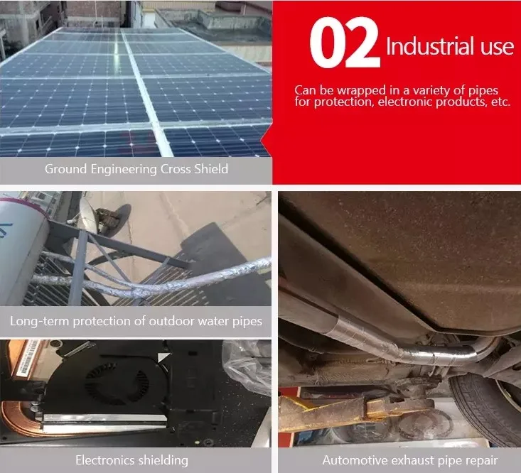 OEM Customized butyl adhesive aluminum foil tape for roof and pipe