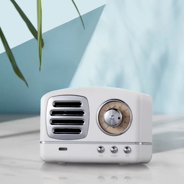 Retro Radio Bluetooth Speaker Vintage Mini Wireless Speaker Heavy Bass 3D Stereo Surround HiFi Sound TV Bluetooth Speaker - ANKUX.COM