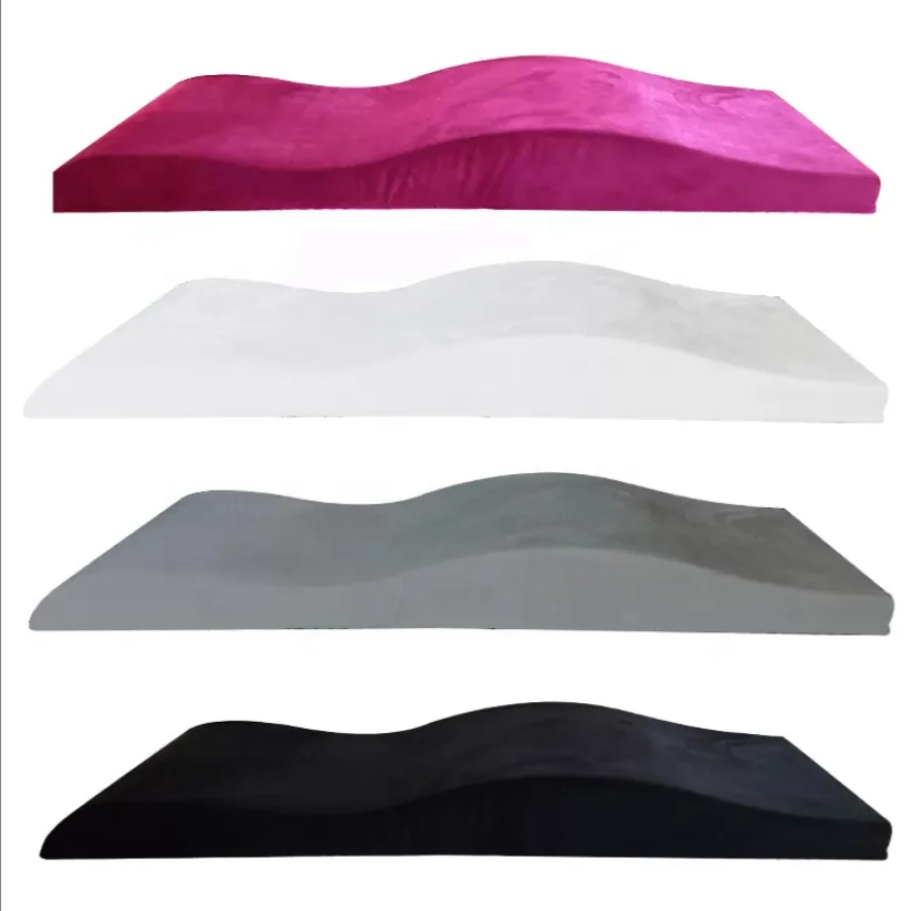 Eyelash Extension Bed Mattress Memory Foam Curved Mattress Topper For