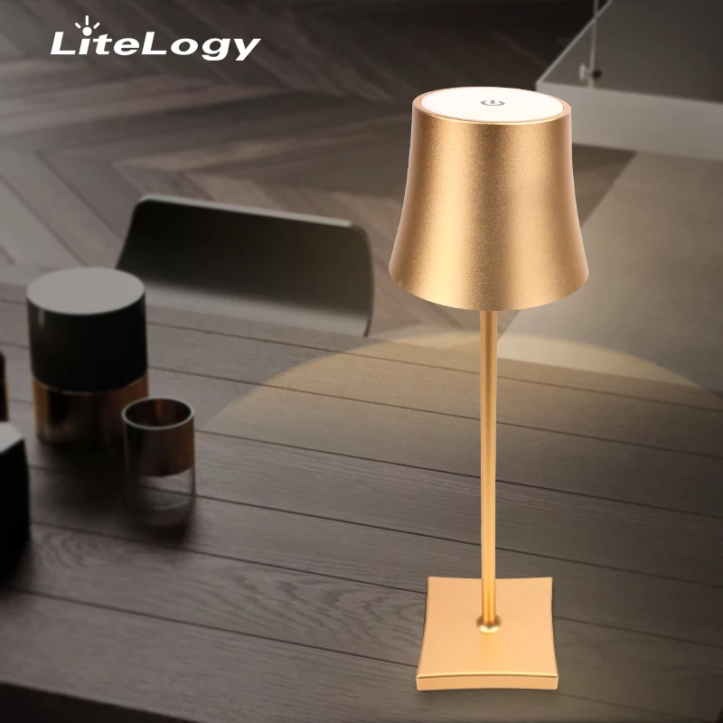 High End Wholesales Table Lamps Home Decor LED Desk Light Poldina Zafferano Rechargeable Table Lamp