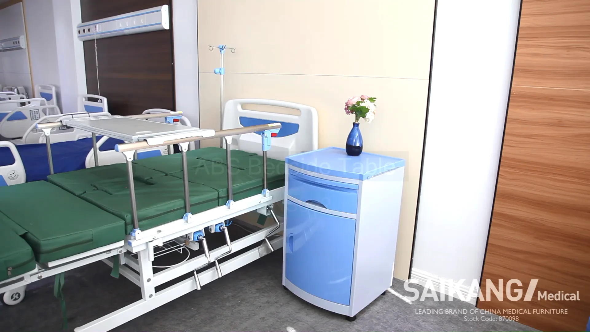 Sks002 Abs Plastic Medical Storage Nightstand Hospital Bedside Locker