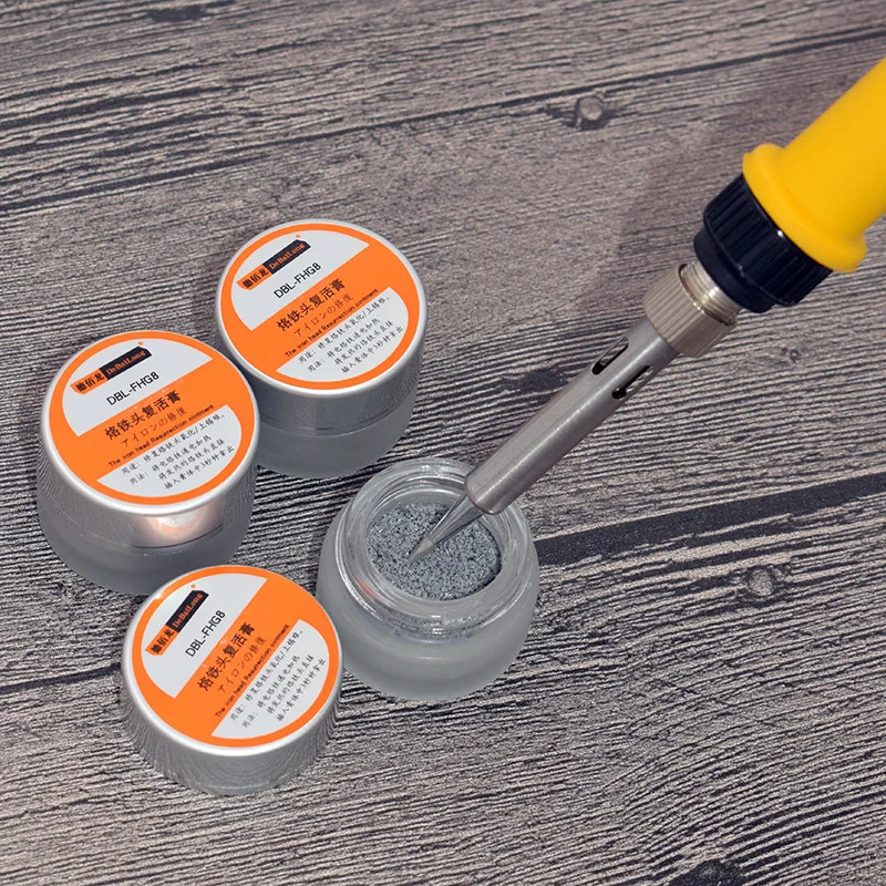 thumbnail image 2 of Uxcell 4.5mm X 68mm Lead-free Soldering Iron Tip Replacement Solder Conical Tip 40W Black 2pcs 2 of 11