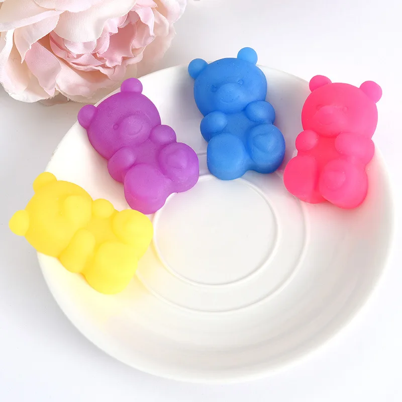 New Design Bear Squishy Mochi Sensory Sticky Balls Bubble Blobbie 