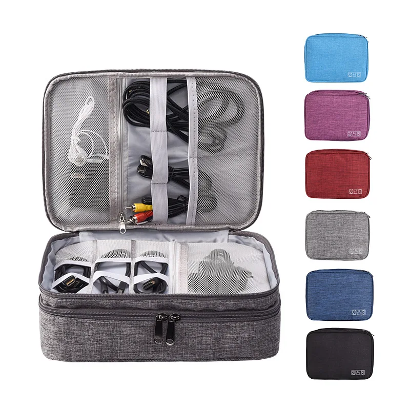 Electronic Accessories Cable Charger AU Storage Travel Case Organizer Bag USB 