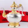 Teapot silver wine pot large capacity of pure silver handmade silverware Tibetan silver handicraft articles