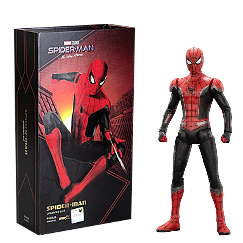 ZD TOYS Marvel Spider Man-No Way Home Black Red Action Figure