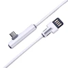L shaped right angle component 90 degree TPE usb cable