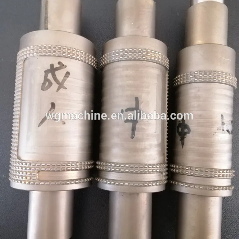 Can Machine 3ply Metal Wrought Iron Knurling Embossing Roller Die Mould