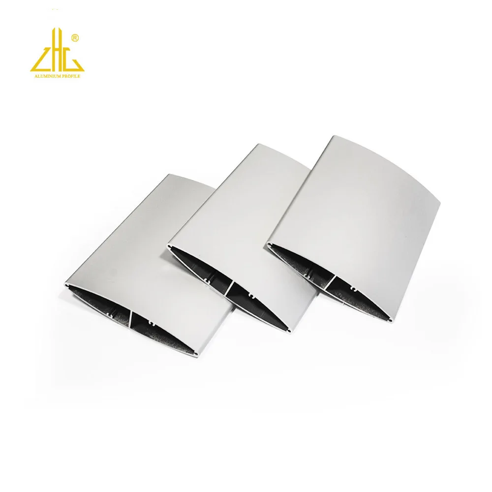 Oem Ova Aluminium Louvre Profilesliver 6063 T5 Aluminum Extrusion