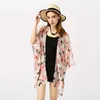 OEM Customized Women Lemon Pattern Scarf Chiffon Bikini Beach Blouse Shawl Scarf