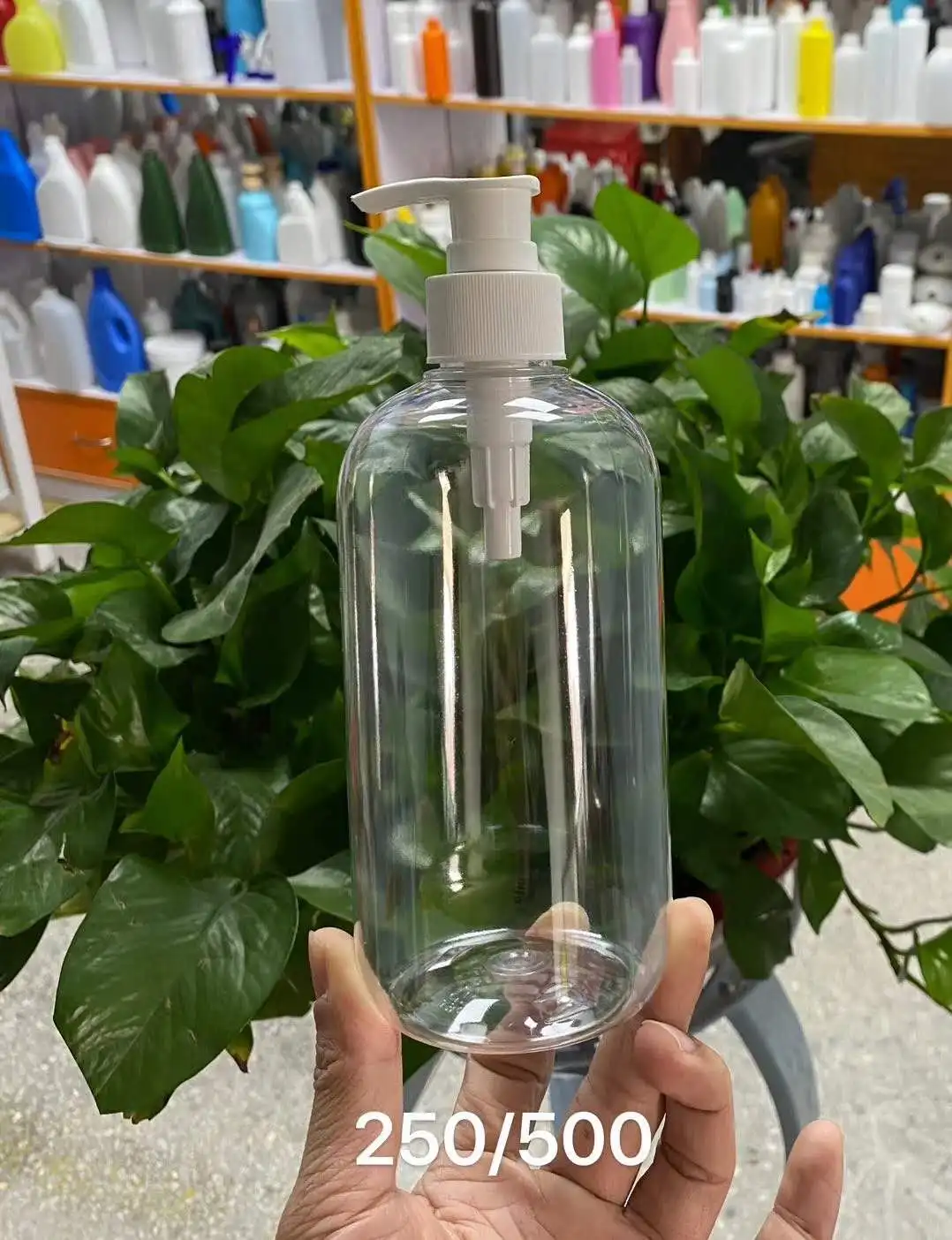 Empty 250ml 300ml 500ml Plastic Hand Sanitizer Dispenser Bottle With