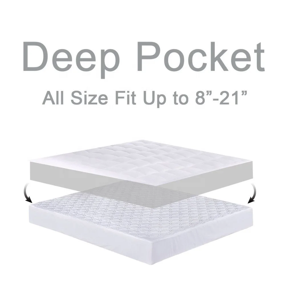 5 Star Hotel Vibrating Microfiber Embossed Mattress Pad Buy Mattress Pad,Vibrating Mattress